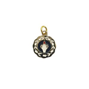 Auxiliary Gold Emblem - Necklace Pendant