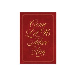 Come Let Us Adore Him Christmas (Pack of 10)